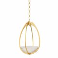 Hudson Valley 1 Light Pendant 4313-AGB